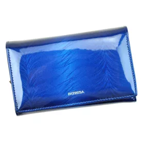   PATRIZIA FF-112 RFID kék női bőr pénztárca 15 x 9.5 x 4.5 cm