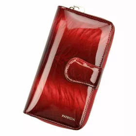  PATRIZIA FF-116 RFID piros női bőr pénztárca 9.5 x 16.5 x 3.5 cm