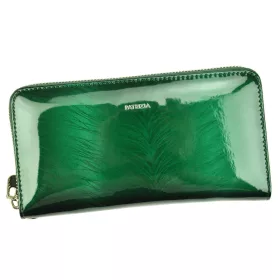   PATRIZIA FF-119 RFID zöld női bőr pénztárca 19.5 x 10.5 x 2.5 cm