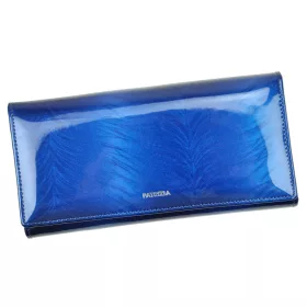   PATRIZIA FF-122 RFID kék marhabőr női pénztárca 19.5x10x4 cm