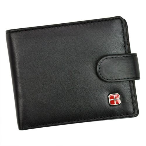 Albatross SN MU1953 RFID fekete férfi marhabőr pénztárca 11 x 9 x 3 cm