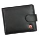 Albatross SN MU1953 RFID fekete férfi marhabőr pénztárca 11 x 9 x 3 cm