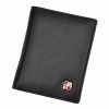 Albatross SN PC RFID fekete férfi marhabőr pénztárca 8.5 x 10.5 x 1.5 cm