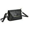 Luka 19-49 fekete női bőr oldaltáska 22 x 15 x 8,5 cm