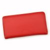 Eslee F9999 narancs rávarrt virágos női rostbőr pénztárca 19.3 x 10 x 4 cm