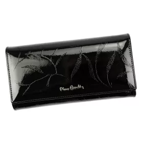   Pierre Cardin 02 LEAF 122 bordó lakkbőr női pénztárca 19.5 x 10 cm