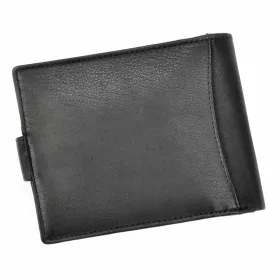   Money Kepper KK 04B fekete férfi bőr pénztárca 13.5 x 10 x 3 cm
