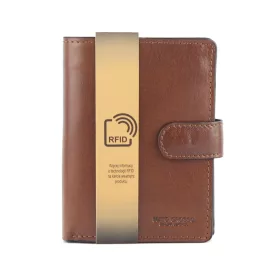   Mato Grosso 0703/17-20 RFID barna férfi bőr pénztárca 9.5 x 12.5 cm