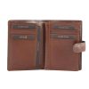 Mato Grosso 0703/17-20 RFID barna férfi bőr pénztárca 9.5 x 12.5 cm