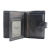 Mato Grosso 0703/17-60 RFID fekete férfi bőr pénztárca 9.5 x 12.5 cm