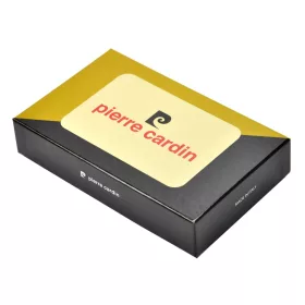   Pierre Cardin TILAK00 3 fekete bőr pénztárca 10.5 x 18.5 x 1 cm