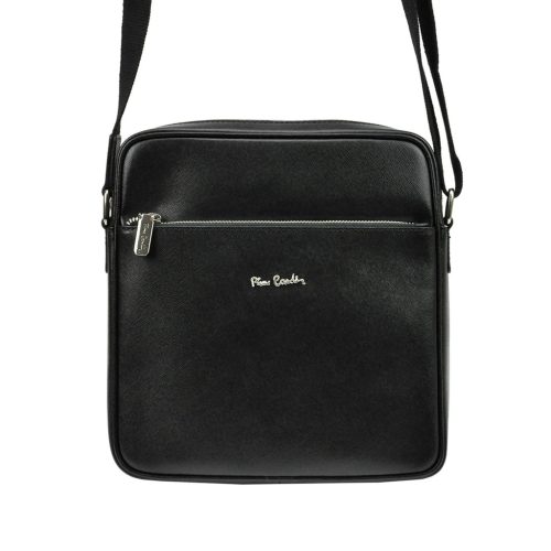 Pierre Cardin FRZ 1800 FRENZY fekete férfi bőr oldaltáska 26 x 28 x 8 cm