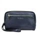 Pierre Cardin NPA 110 sötétkék bőr autós táska 23 x 14 x 6 cm 