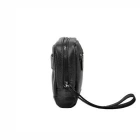   Pierre Cardin NPA 110 sötétkék bőr autós táska 23 x 14 x 6 cm