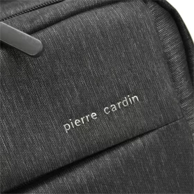   Pierre Cardin fekete uniszex laptoptartós hátizsák 17"  31 x 45 x 14 cm