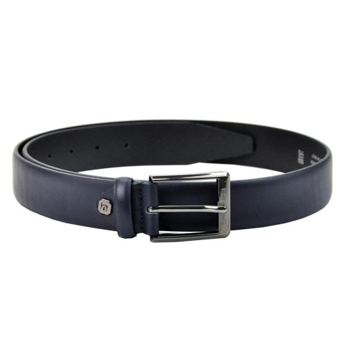 Pierre Cardin PSN 6227 kék férfi marhabőr öv 3.5 cm