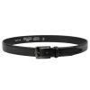 Pierre Cardin PSN 6227 kék férfi marhabőr öv 3.5 cm
