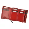EL FORREST 568-41 RFID piros női marhabőr pénztárca 12.5 x 8.5 x 3.5 cm