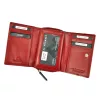 EL FORREST 568-41 RFID piros női marhabőr pénztárca 12.5 x 8.5 x 3.5 cm