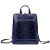 Patrizia 518-014 COCO fekete bőr női hátizsák 25 x 29 x 10 cm