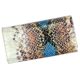 PATRIZIA VL-100 RFID kék kígyóbőr mintás női bőr pénztárca 18.5 x 9.5 x 3.8 cm 