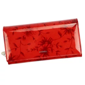   PATRIZIA FL-106 RFID piros női bőr pénztárca 19 x 10 x 3.5 cm