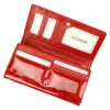 PATRIZIA FL-106 RFID piros női bőr pénztárca 19 x 10 x 3.5 cm