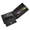 Charro MODENA 1123 fekete férfi bőr pénztárca 12 x 9.5 x 2.5 cm