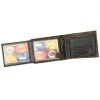 Harvey Miller Polo Club 1223 261 fekete férfi bőr pénztárca 12.5 x 9.8 x 2.8 cm