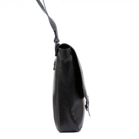   Baleine S22 LIC fekete bőr válltáska, laptoptáska 40 x 30 x 9 cm