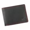 Money Kepper SN5600 RFID fekete-piros férfi bőr pénztárca 12.5 x 9.5 x 2.3 cm