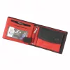 Money Kepper SN5600 RFID fekete-piros férfi bőr pénztárca 12.5 x 9.5 x 2.3 cm