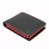 Money Kepper SN5600 RFID fekete-piros férfi bőr pénztárca 12.5 x 9.5 x 2.3 cm