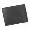 Money Kepper SN5600 RFID fekete-piros férfi bőr pénztárca 12.5 x 9.5 x 2.3 cm