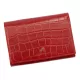 Albatross CRO LW05 piros kígyóbőr mintás női bőr pénztárca 15 x 10 x 3.3 cm 