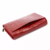 Albatross CRO LW05 piros kígyóbőr mintás női bőr pénztárca 15 x 10 x 3.3 cm 