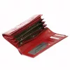 Albatross CRO LW05 piros kígyóbőr mintás női bőr pénztárca 15 x 10 x 3.3 cm 