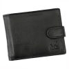 Money Kepper CC 5130B fekete-kék férfi bőr pénztárca 11.5 x 8.8 x 2.5 cm