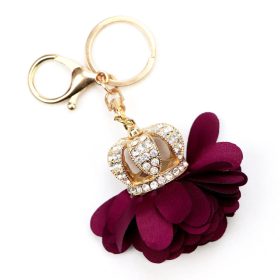 Gregorio BRE-FJ-1 lila női kulcstartó 10 x 4 cm