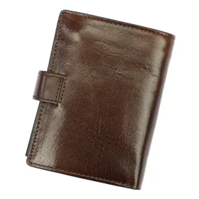   Mato Grosso 0703/17-25 RFID barna férfi bőr pénztárca 10 x 12.5 x 3.3 cm