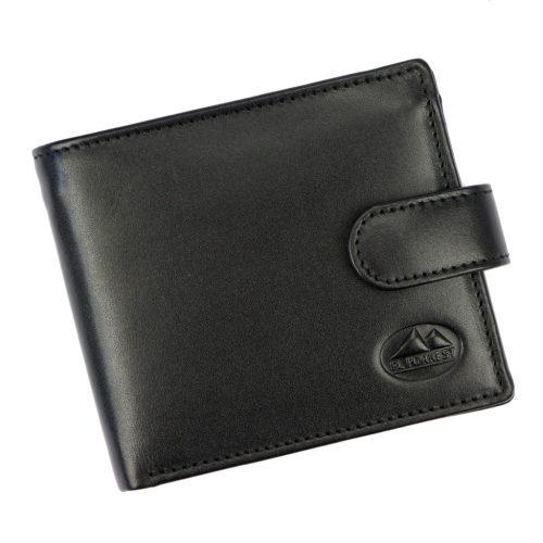 EL FORREST 877-67 RFID fekete férfi bőr pénztárca 11.5 x 9.2 x 3 cm