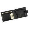 EL FORREST 806-67 RFID fekete férfi bőr pénztárca 13.5 x 9.5 x 3 cm