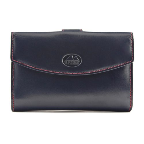 EL FORREST 866-34 RFID navy női bőr pénztárca 16.5 x 9.5 x 3.5 cm