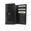 EL FORREST 948-67 RFID fekete női bőr pénztárca 14.5 x 7.5 x 2.5 cm