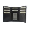 EL FORREST 948-67 RFID fekete női bőr pénztárca 14.5 x 7.5 x 2.5 cm