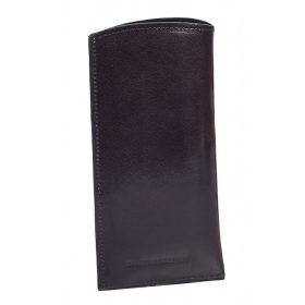 Cavaldi CASE-G1-IT fekete bőr szemüvegtartó 8.5 x 17 cm