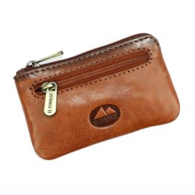 EL FORREST 858-29 barna bőr kulcstartó 11 x 7.5 x 1.5 cm