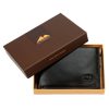 EL FORREST 851/A-67 RFID fekete férfi bőr pénztárca 11 x 8 x 2.5 cm 