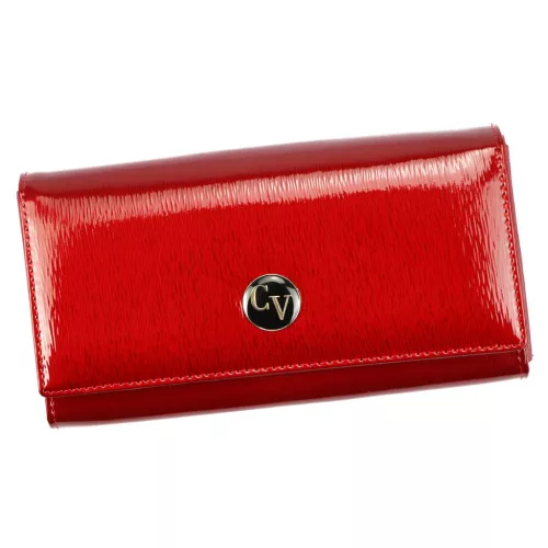 Cavaldi H22-1-SH piros női bőr pénztárca 14,5 x 9 x 4 cm