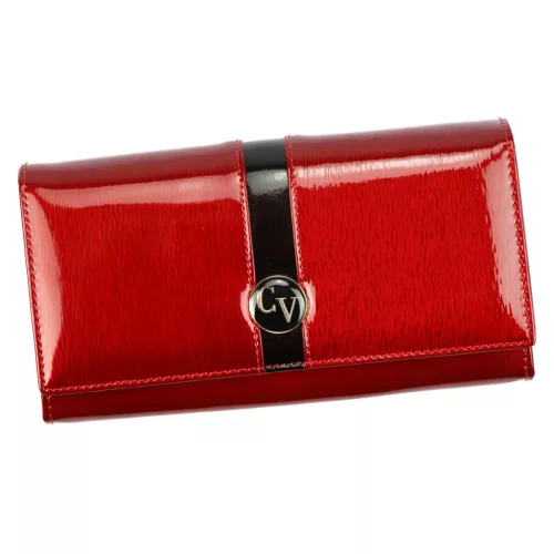 Cavaldi H20-3-SH piros nagyméretű, női bőr pénztárca 18.5 x 10 x 4 cm